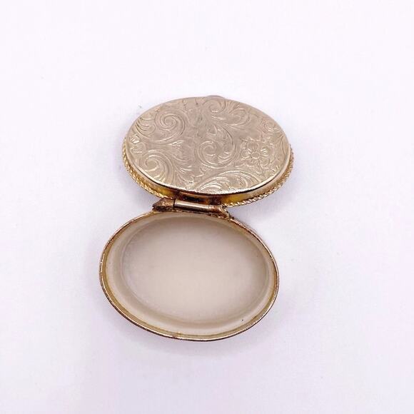 Micro Mosaic Millefiori Gilded Italian Pill Box - Picture 4 of 8